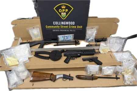 Cocaine, fentanyl, weapons, ammo seized in Simcoe County bust