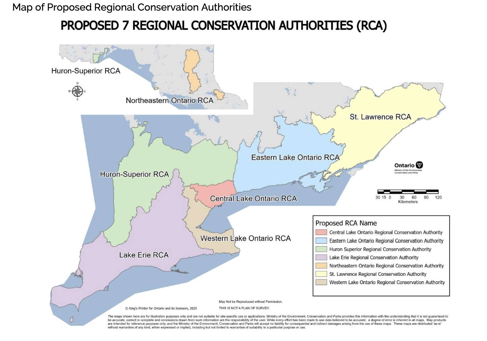 Kingston slams ‘forced’ merger of Ontario’s conservation authorities 1 Proposed7RegionalConservationAuthorities