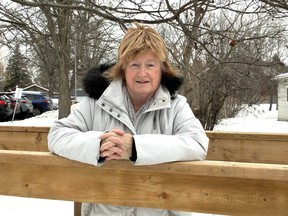 Frontenac Islands Mayor Judy Greenwood-Speers is suing her own township over a bylaw she says prohibits her from speaking publicly to media and upper levels of government in Kingston, Ont. on Wednesday, Dec. 17, 2025. (Photo by Elliot Ferguson/The Whig-Standard/Postmedia Network)
