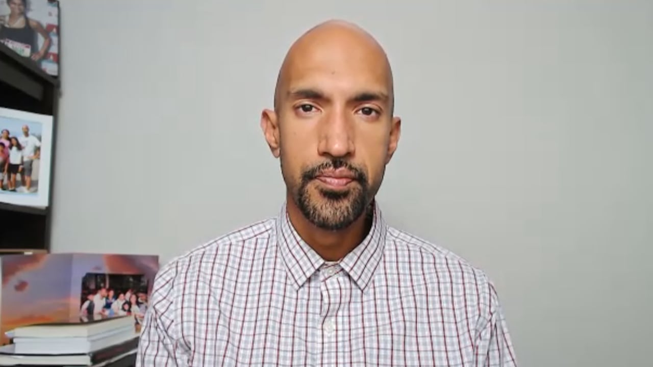 Screenshot of a Zoom call 