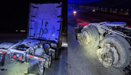 Brampton Driver Charged for Missing Truck Tires