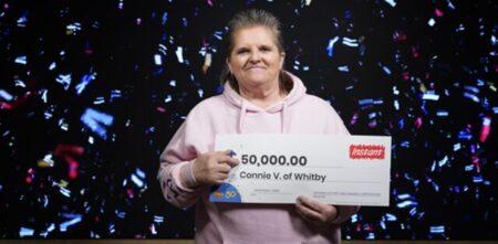 Whitby Resident Celebrates ,000 Lottery Win