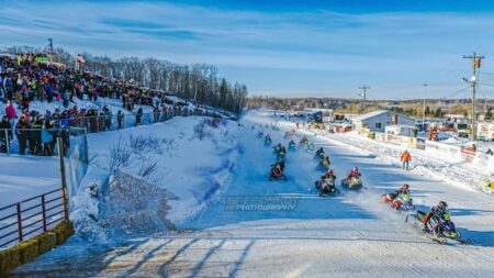 Snowmobile Race Organizer Focuses on Fun Over Politics