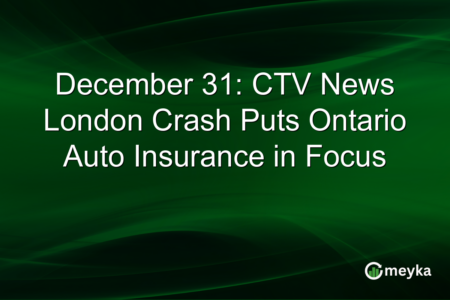 December 31:  London Crash Puts Ontario Auto Insurance in Focus