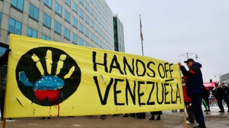 Hamilton Protesters Demand No U.S. Interference in Venezuela