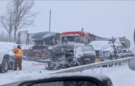 Collision on Hwy. 11 Causes Major Disruptions