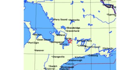 Minor Earthquake Shakes Central and Southern Ontario