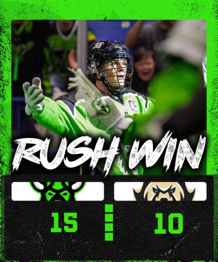 Saskatchewan Rush Dominates Oshawa, Leads NLL Standings