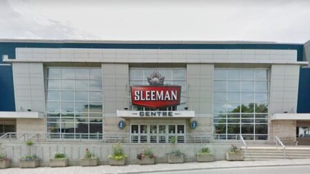 Fans Snap Selfies at Sleeman Centre for Heated Rivalry