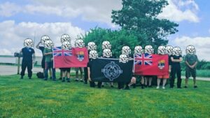 White nationalists are posting pictures from the London area. Here are the locations