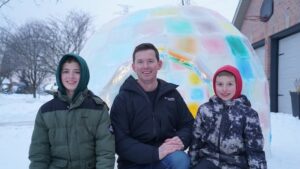 Ever thought of building an igloo? This St. Thomas family turned that dream into reality