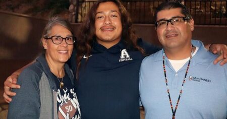 Hawk Ramos Represents Family and Heritage on the Field