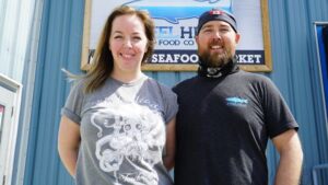 Local Couple Prepares for Busy Fish Sales by Good Friday
