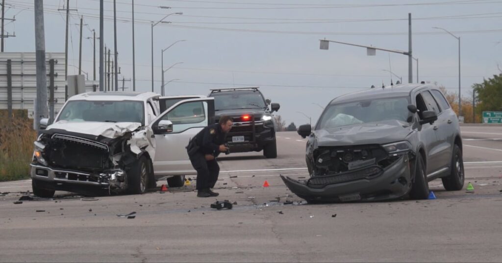 Hospitalization of Five Following Peterborough Crash