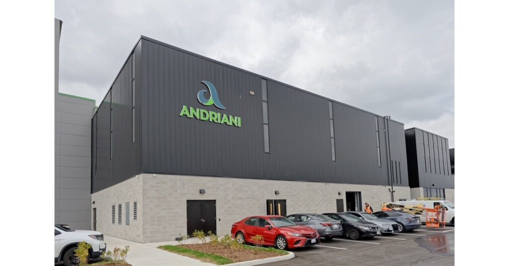 Andriani Opens Its First Plant in North America