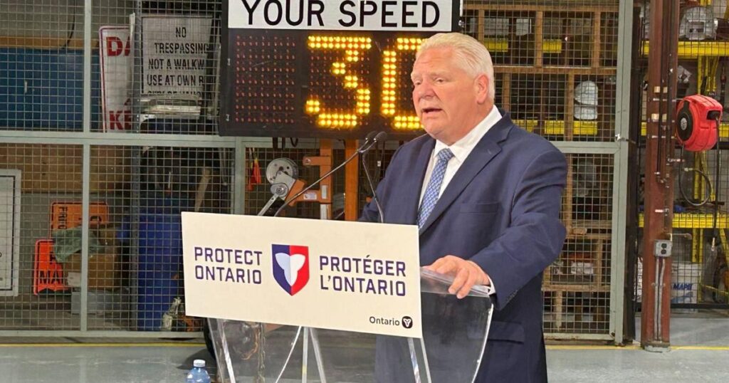 Ontario’s Doug Ford Plans to Eliminate Speed Cameras