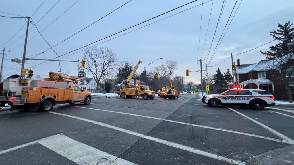 Driver Asleep Causes Collision with Poles in Markham