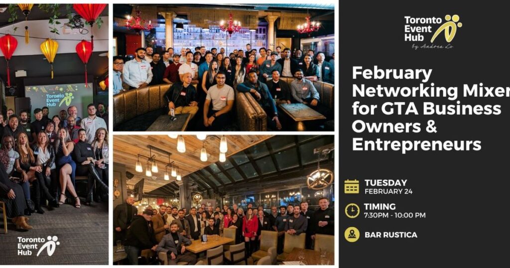 Connect at the February Mixer for GTA Entrepreneurs