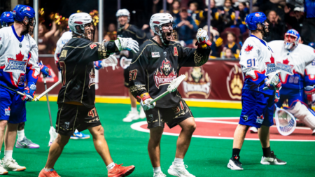 Oshawa FireWolves Celebrate Historic First Win