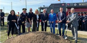 Ontario town breaks ground on new fire hall in growing neighbourhood