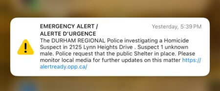 Concerns Emerge Over Alert Classification After Stabbing in Pickering