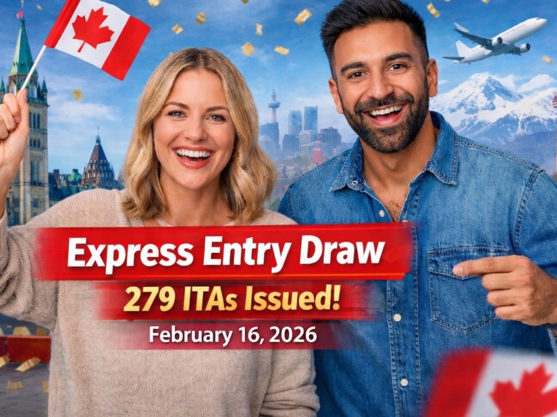 Third Express Entry Draw Of February 2026 Sent 279 ITAs