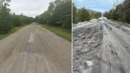 Local Residents Concerned About Truck Traffic on Harmony Road Local Residents Concerned About Truck Traffic on Harmony Road