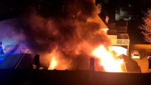 Fire Breaks Out in Central London