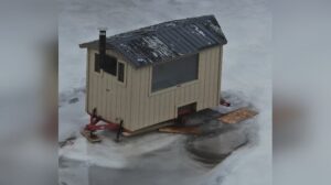 Authorities Investigate Abandoned Ice Fishing Hut on Otter Lake
