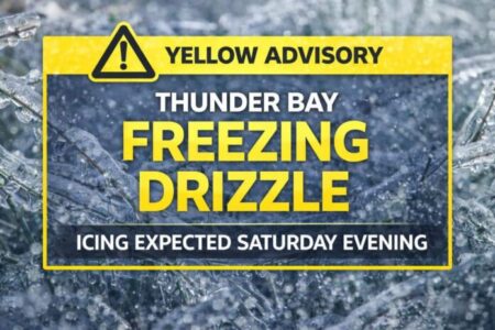 Thunder Bay Faces Freezing Drizzle Tonight