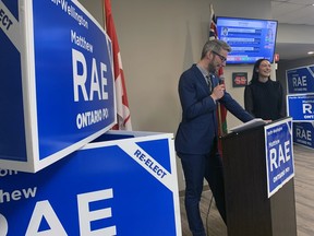 Matthew Rae Wins Again in Perth-Wellington