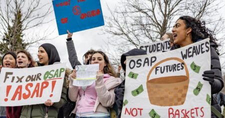 Students in Niagara Protest Changes to OSAP