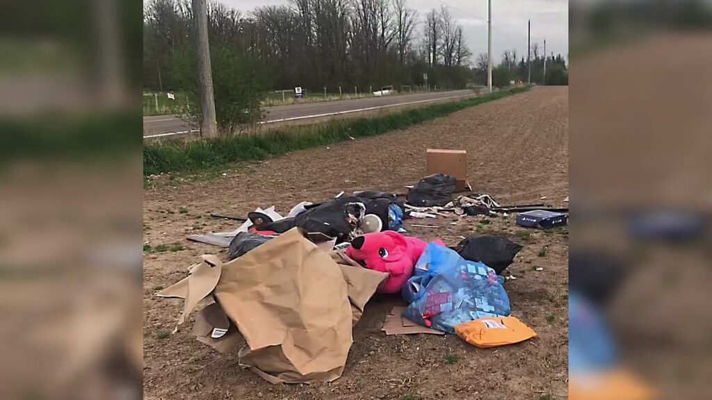 Farmer Returns Trash to Brampton Family