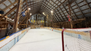 Ice Rink in Barn Loft Brings Joy to Family