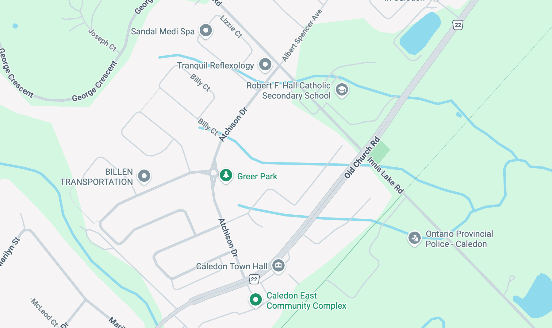 school bus fire map caledon