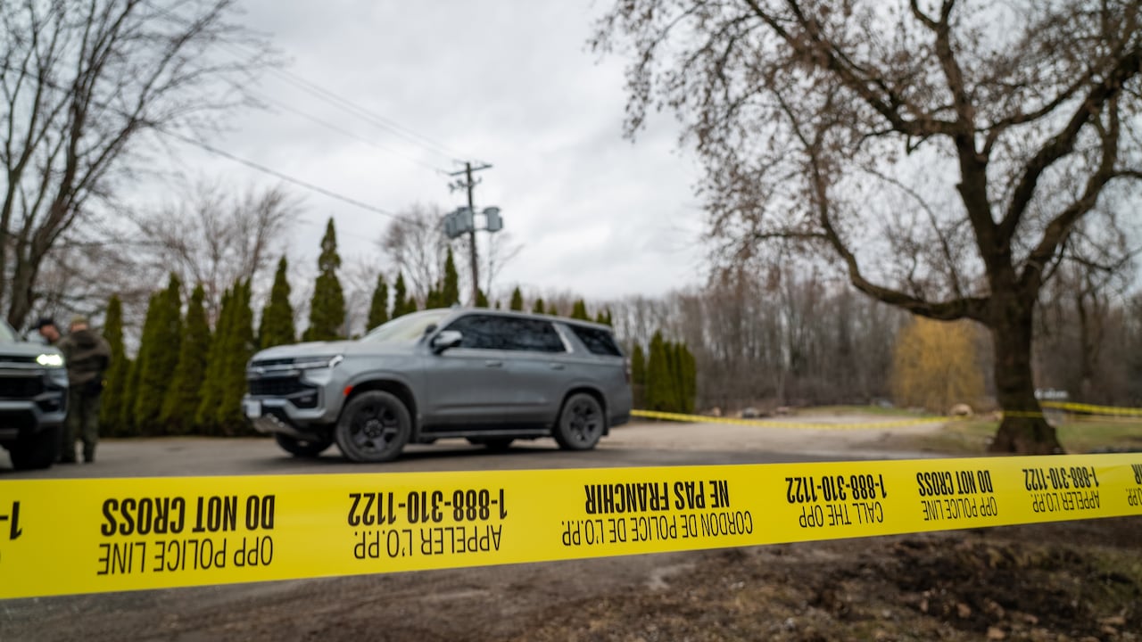 OPP police line at Last Duel Park - APR 2026