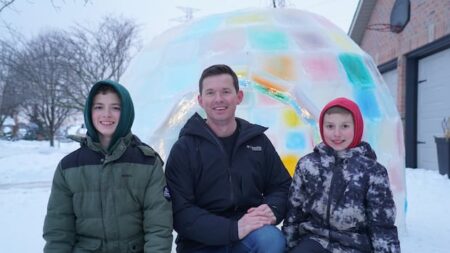 A Family’s Dream of Building an Igloo Comes True