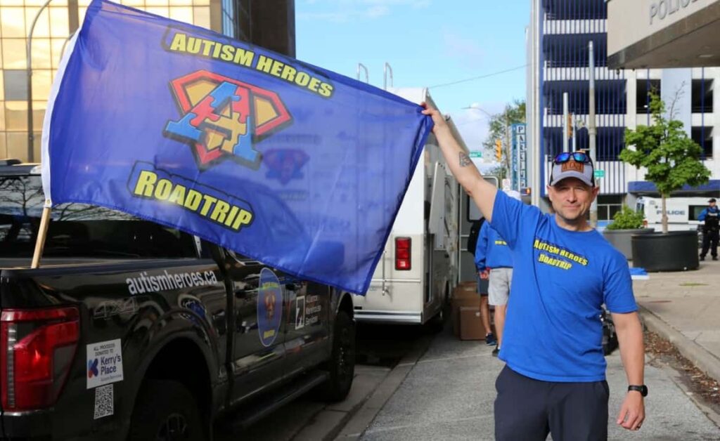 Local Officer Embarks on Charity Journey for Autism