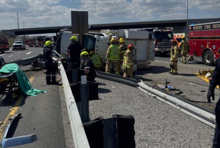 Driver Rescued After Crash on Highway 407
