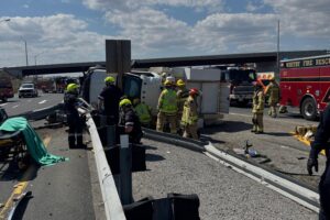 LANES CLOSED: Rollover crash on highway leads to closures in Whitby