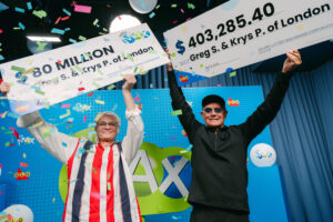 London, Ont., duo wins record M Lotto Max jackpot