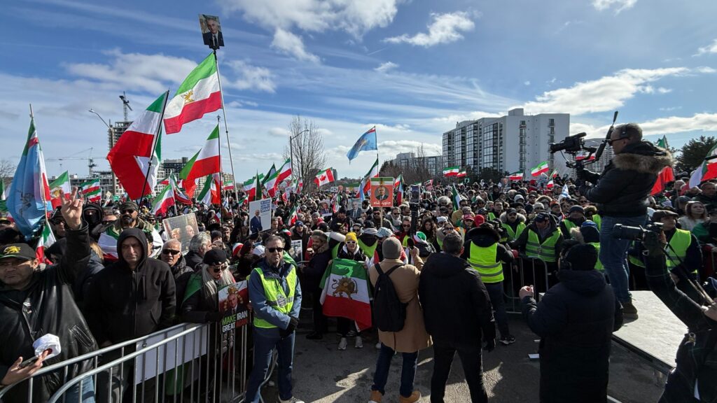 Protest in Richmond Hill Demands Change for Iran
