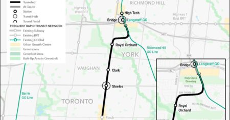 Yonge North Subway Tunnels Under Construction