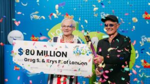 Pair of longtime friends in London, Ont., win over .4M in largest-ever lottery payout in Canada