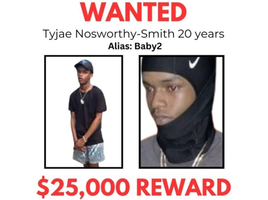 Pickering Casino, Tyjae Nosworthy-Smith, Michael Ferdinand, murder suspect, reward, fugitive