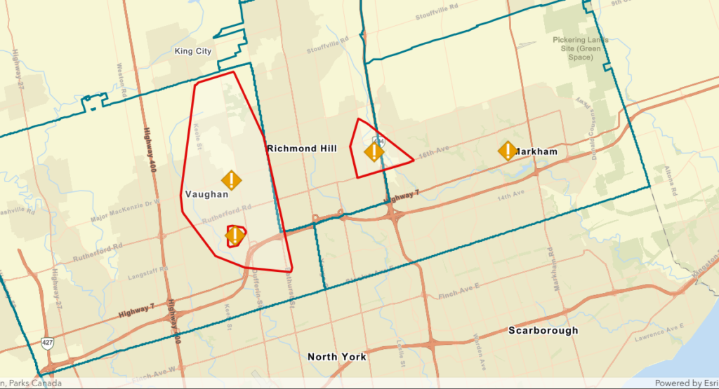 Power Restored for Most Residents in Vaughan