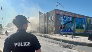 Fire Destroys New St. Thomas Building, Suspect Arrested