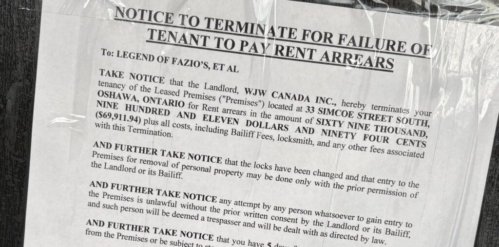 Local Steakhouse Closes Due to ,000 in Rent Debt