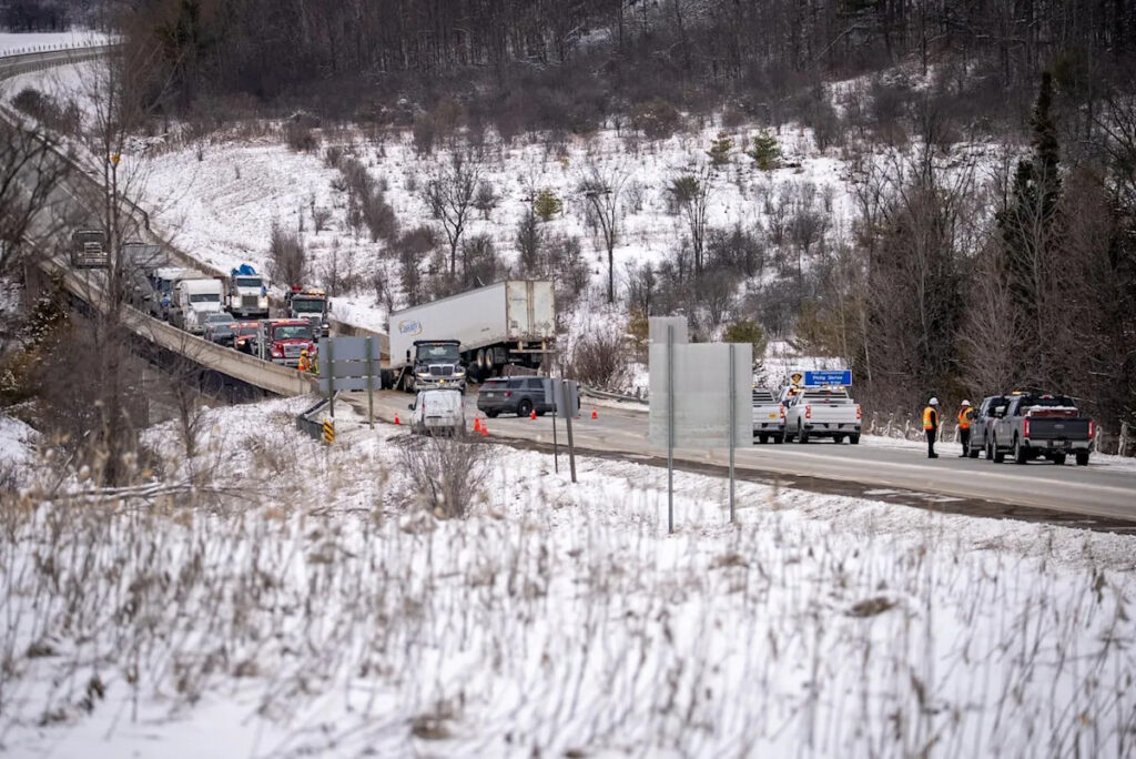 Fuel Spill After Truck Accident on Highway 17