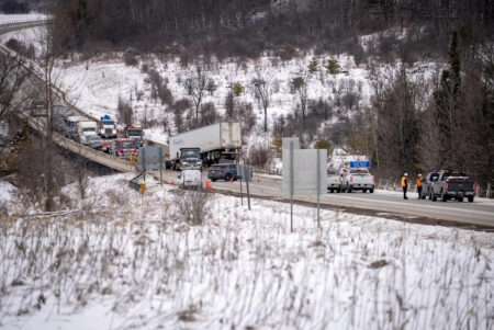 Fuel Spill After Truck Accident on Highway 17